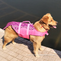 shark-shaped printed button Aid life jacket for dogs